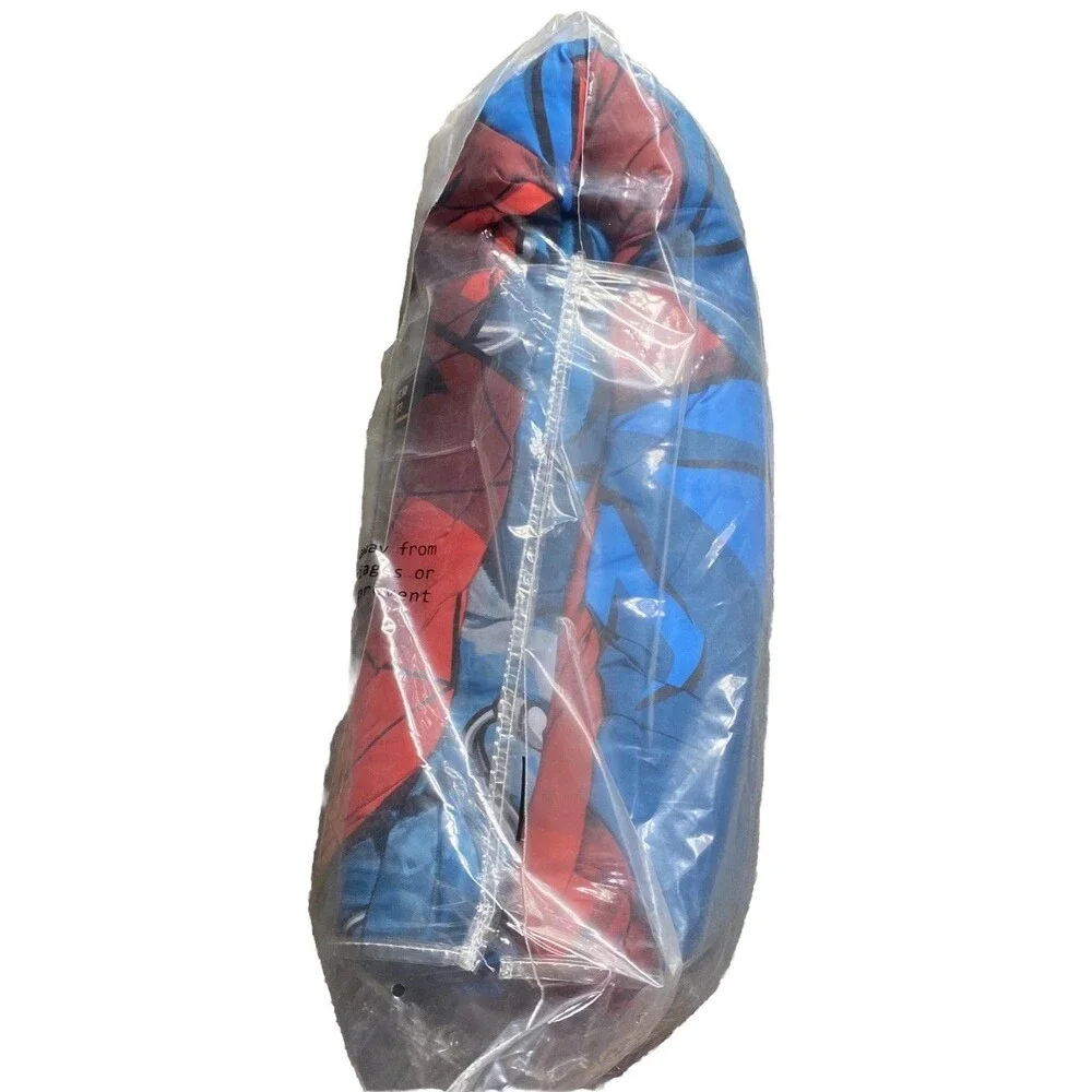 Spiderman Twin Bedding Set Comforter Flat Fitted Sheets Pillowcase 4 Piece New